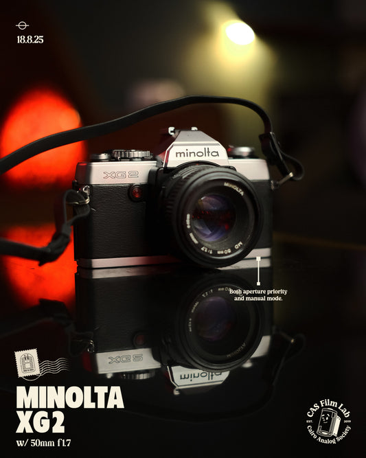 Minolta XG2 w/ 50mm f1.7 - 35mm Film Camera