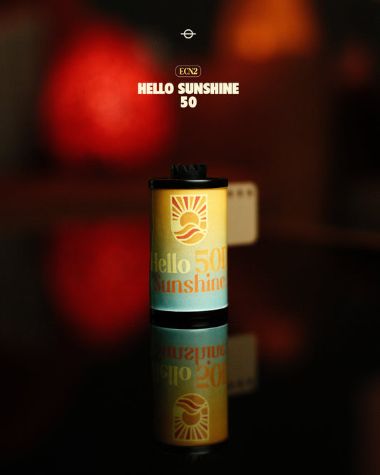 CAS Hello Sunshine 50 - Experimental ECN2 35mm Film - 27 Exposures