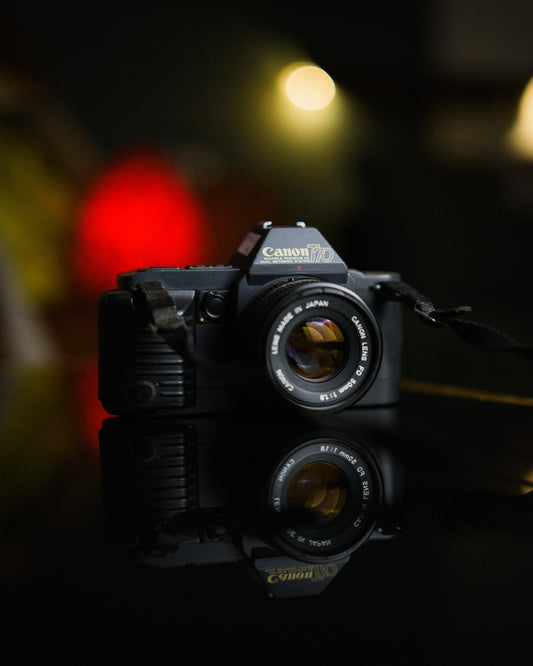 Canon T70 w/ 50mm f1.8 - 35mm Film Camera
