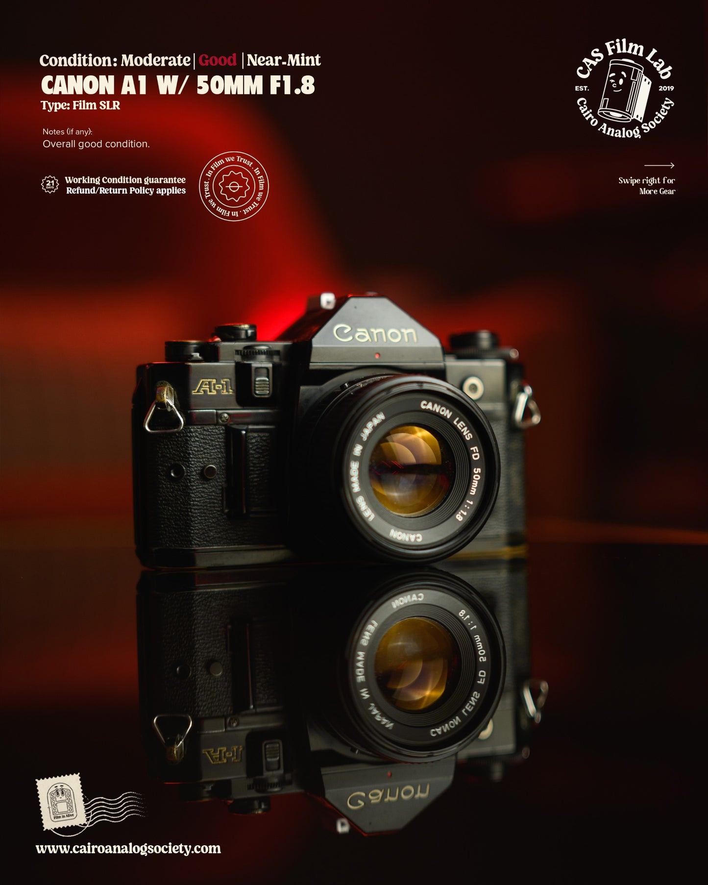 Canon a1 w/ 50mm f1.8