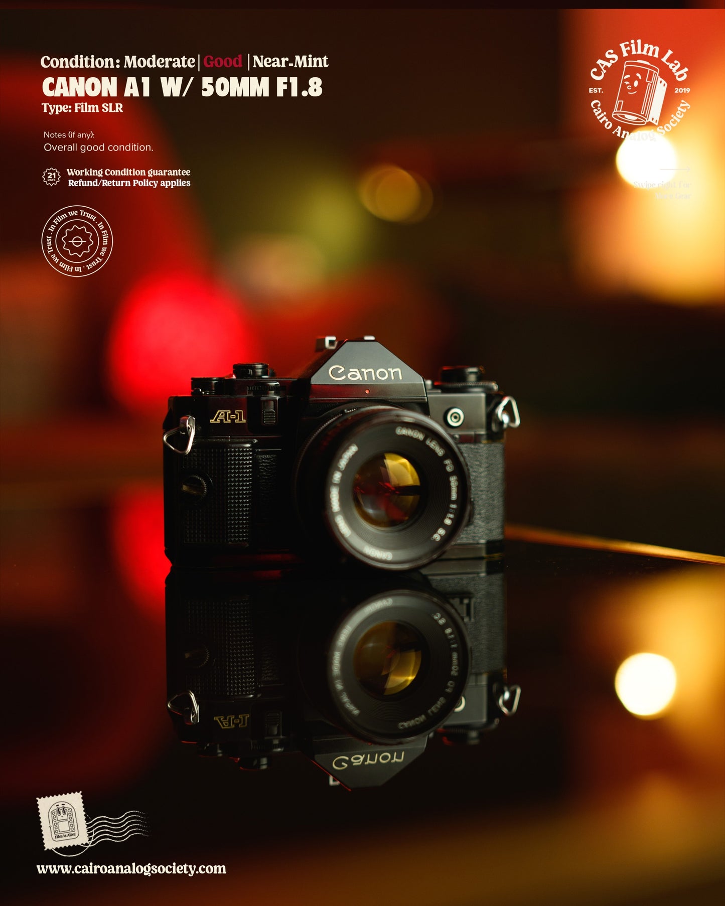 Canon a1 w/ 50mm f1.8