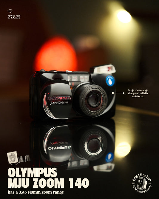 Olympus MJU zoom 140 - 35mm Film Camera (-)