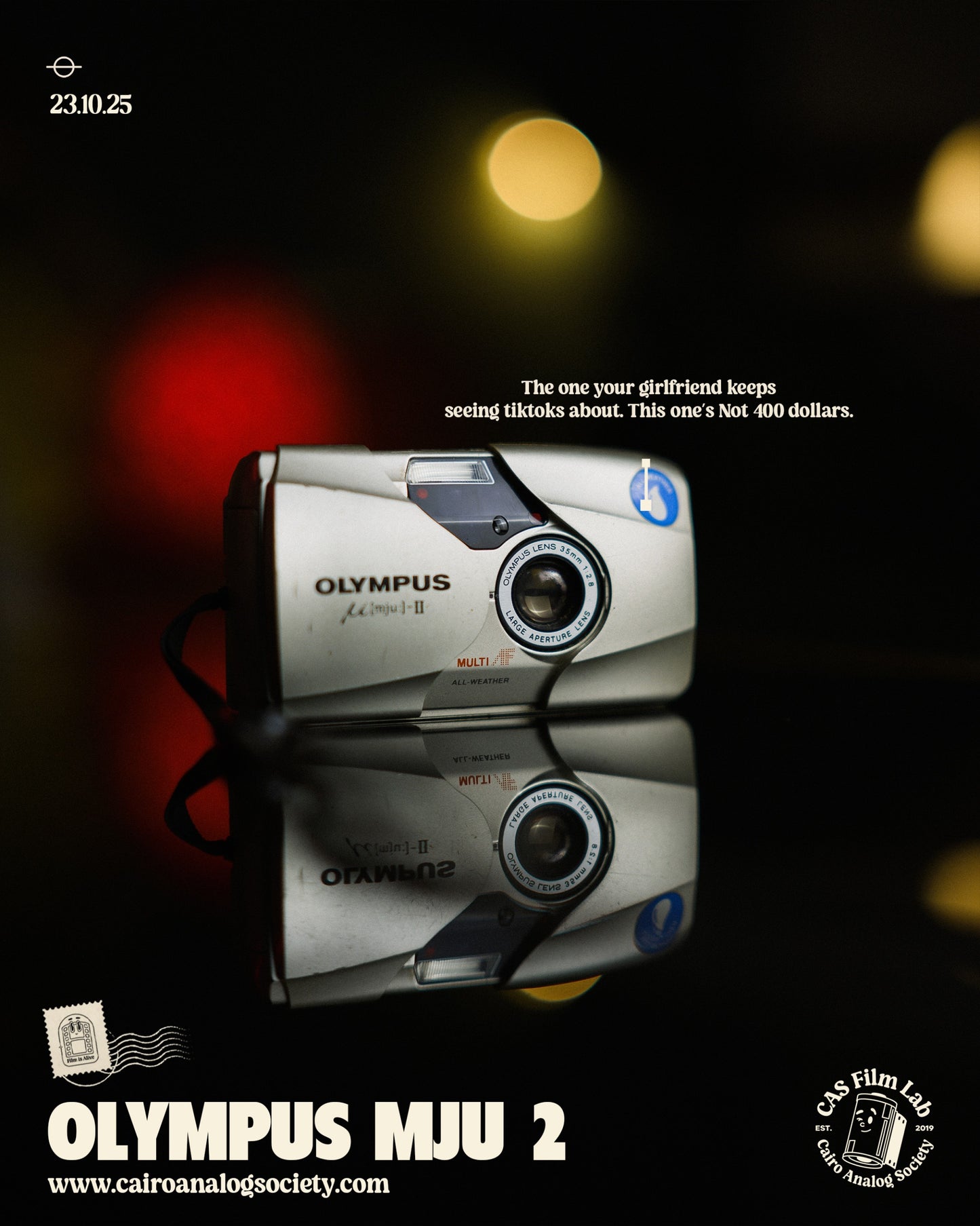 Olympus MJU 2 - 35mm Film Camera