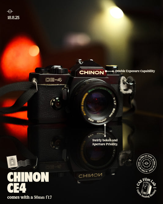 Chinon CE4 w/ 50mm f1.7 - 35mm Film Camera