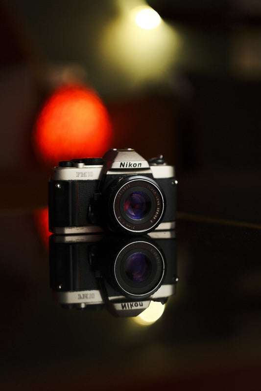 Nikon FM10 w 50mm 1.8 [Lens has mild fungus, barely affects image, offering free cleanup at Technician if needed]]