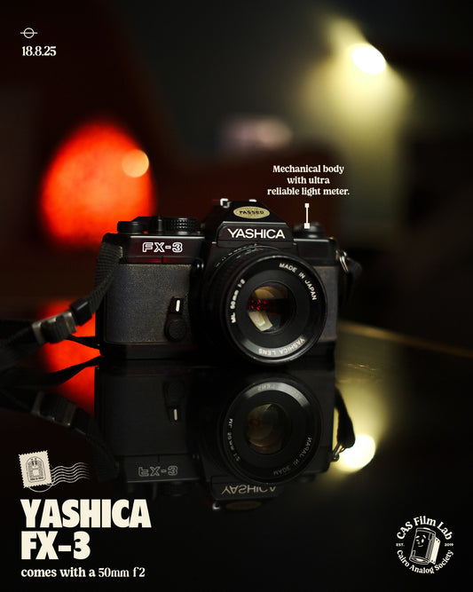 Yashica FX3 w/ 50mm f2 - 35mm Film Camera