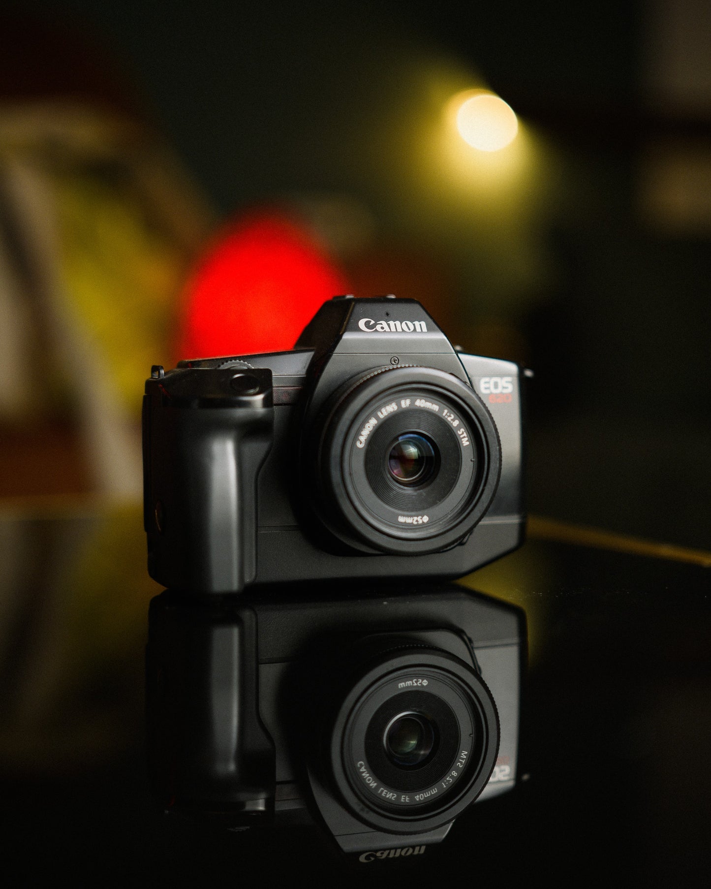 Canon EOS 620 w/ 40mm f2.8 lens