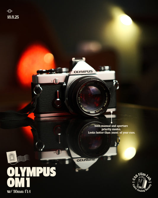 Olympus OM1 w/ 50mm f1.4 - 35mm Film Camera