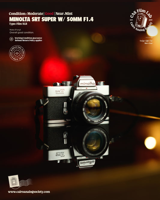 Minolta srt super w/ 50mm f1.4