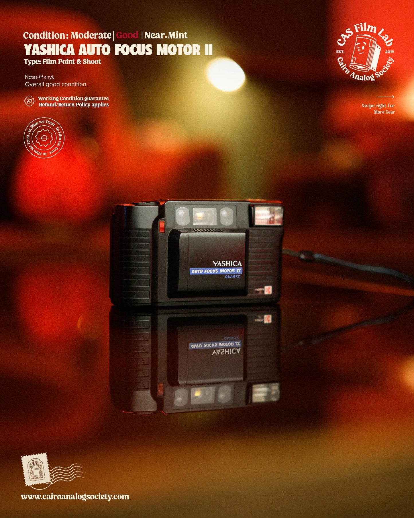 Yashica Auto focus motor ii